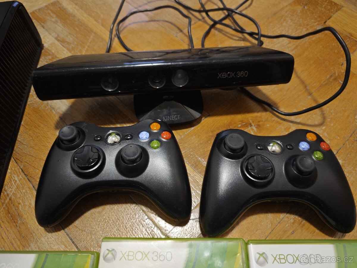Xbox 360 Slim 4gb + Kinect + 10 her - 3