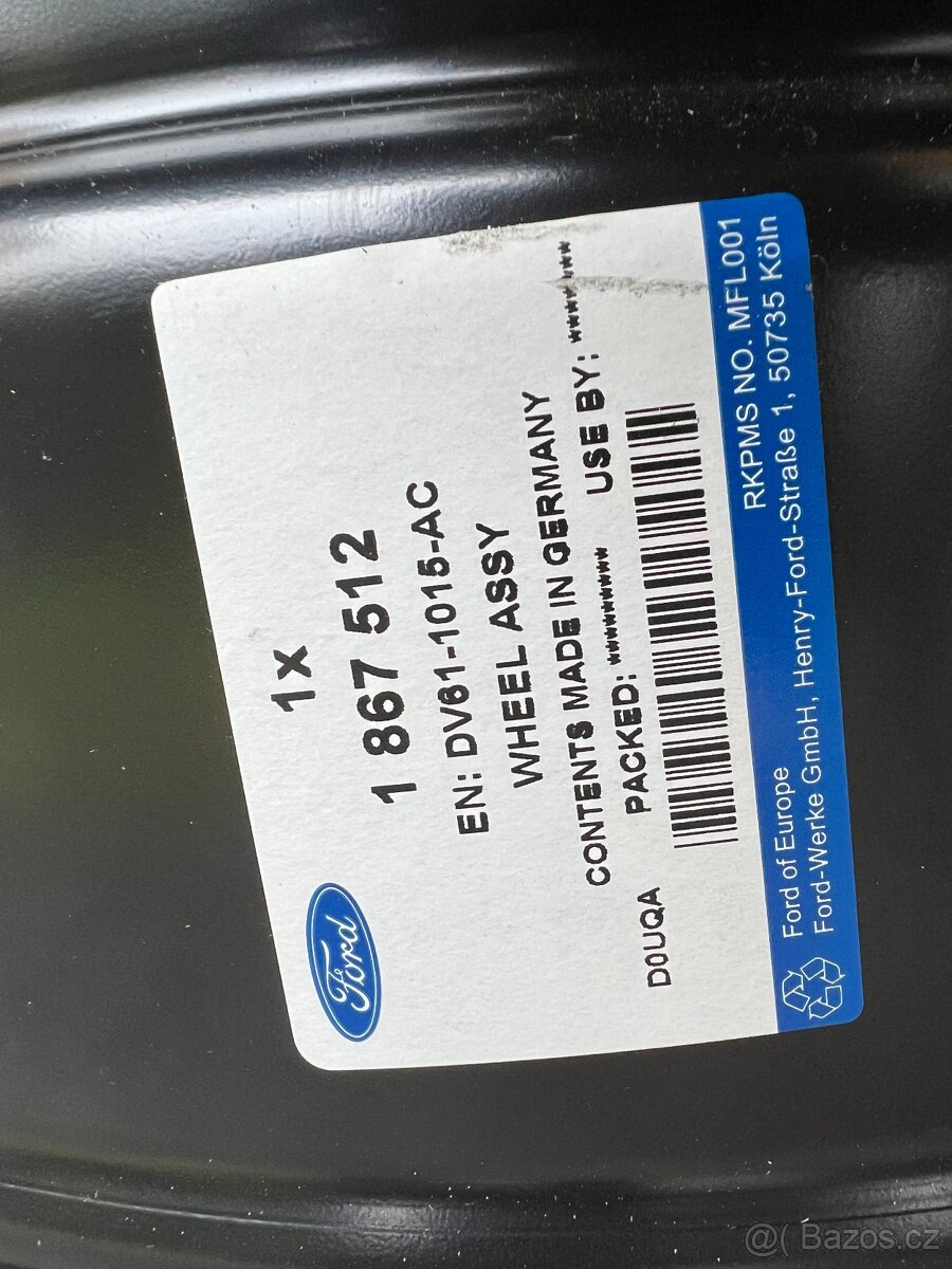 Plechové disky Ford 17" 5x108 - 3