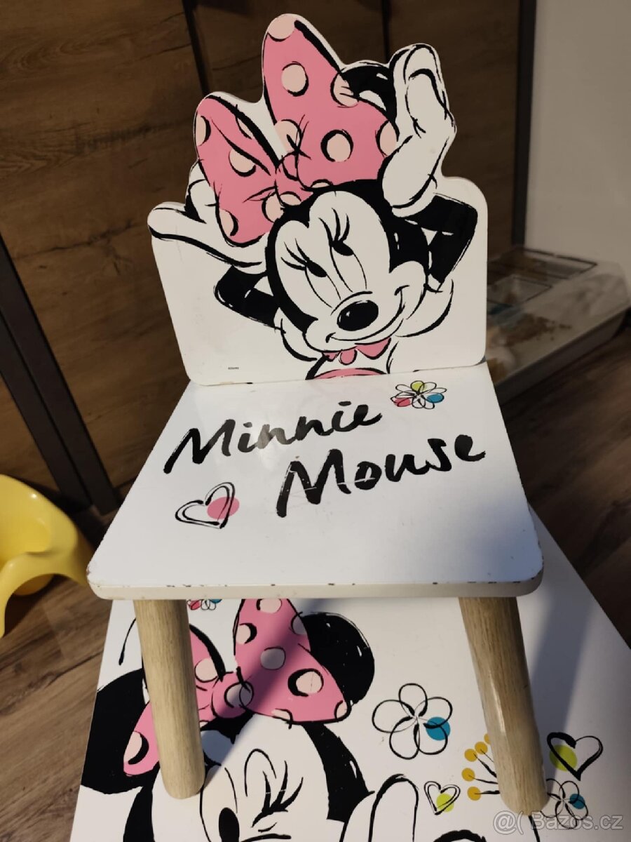 Dětský stůl se židli Minnie Mouse - 3