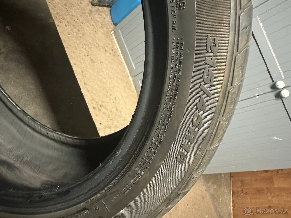 Prodám letní pneu NEXEN 215/45 R16 - 3