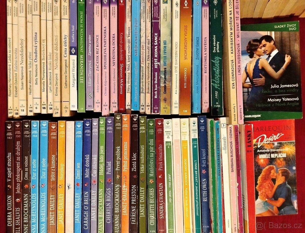 135x HARLEQUIN + LOVE STORY - levně - 3