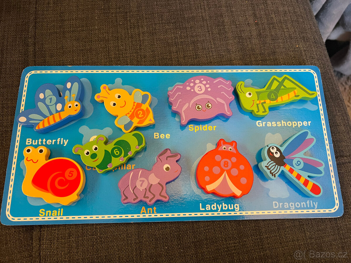 4x dřevěná vkládačka - 3