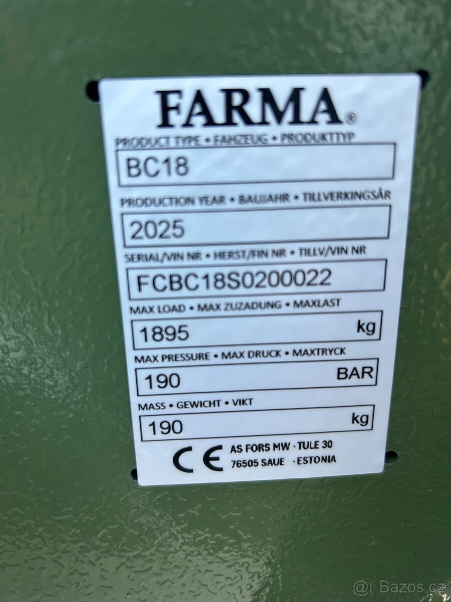 Stínací hlavice FARMA BC 18 - minibagr - 3