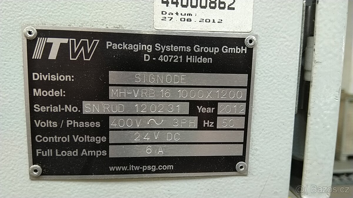 Páskovací stroj SIGNODE - 3