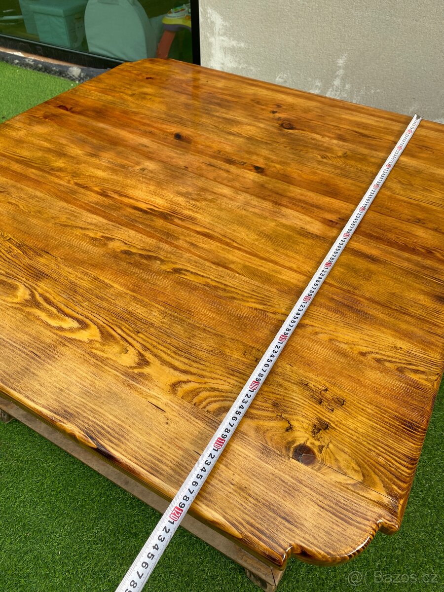 Masivní stůl borovice - 3