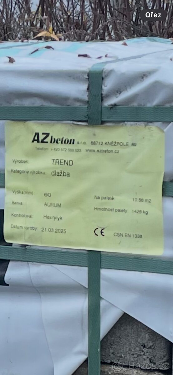 Dlažba AZ beton Trend čtyř kombinace - 3