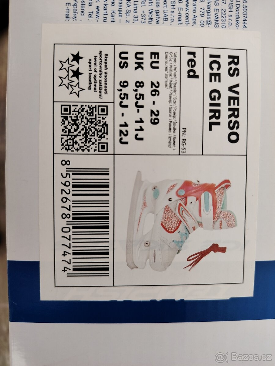 Dívčí lední brusle vel. 26 - 29 - 3