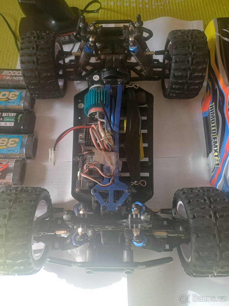 RC auto Himoto Monster EMXT-1 4WD ART 1:10 + 7 baterií - 3
