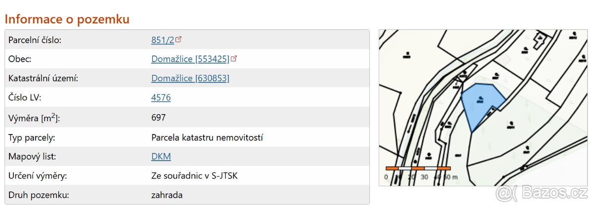 Pozemek pro rodinou rekreaci město Domažlice - 3