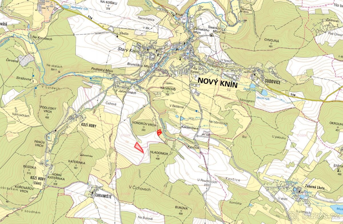 Zemědělská půda, prodej, Nový Knín, Příbram - 3