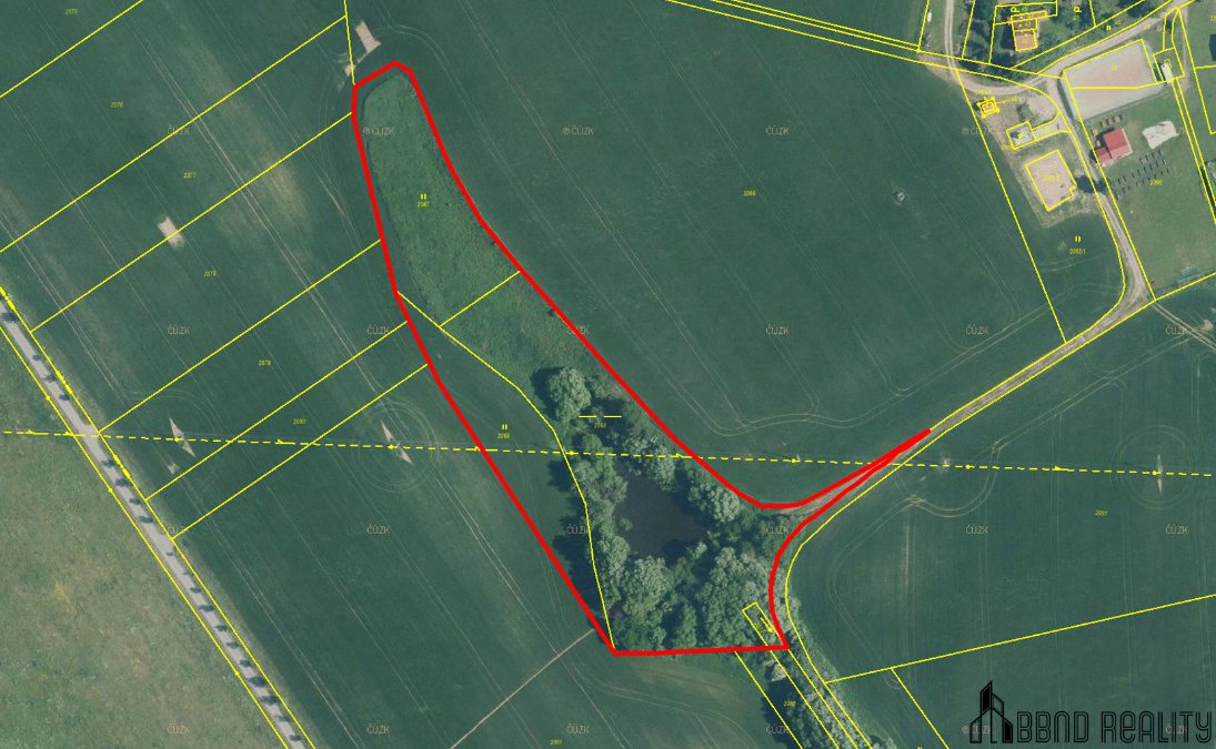 Prodej rybníku – vodní plochy, 12 045 m², Krásensko (Vyškov) - 3