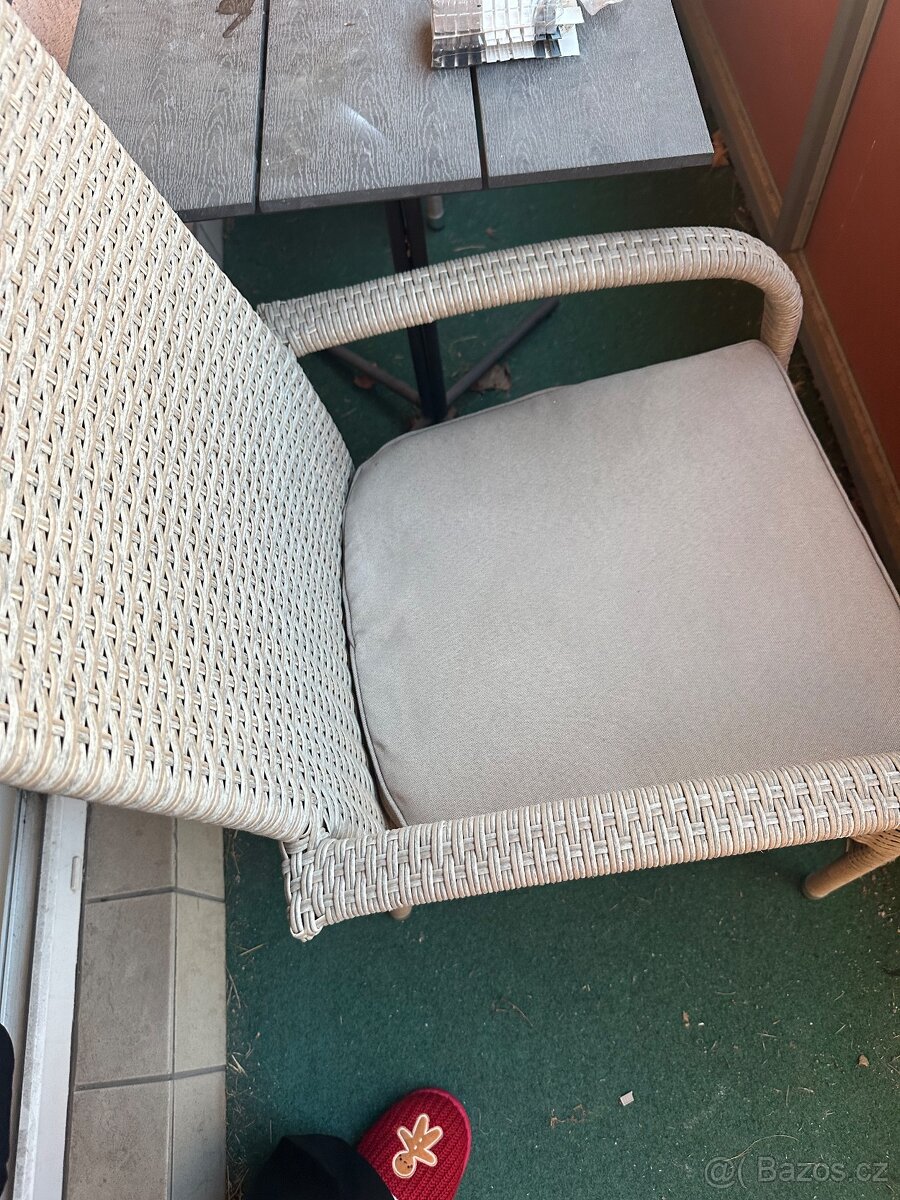 2x zahradní židle ratan JYSK - 3