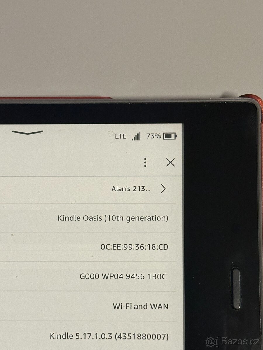 Čtečka knih Amazon Kindle Oasis 10th. gen 32 GB WiFi + obal - 3