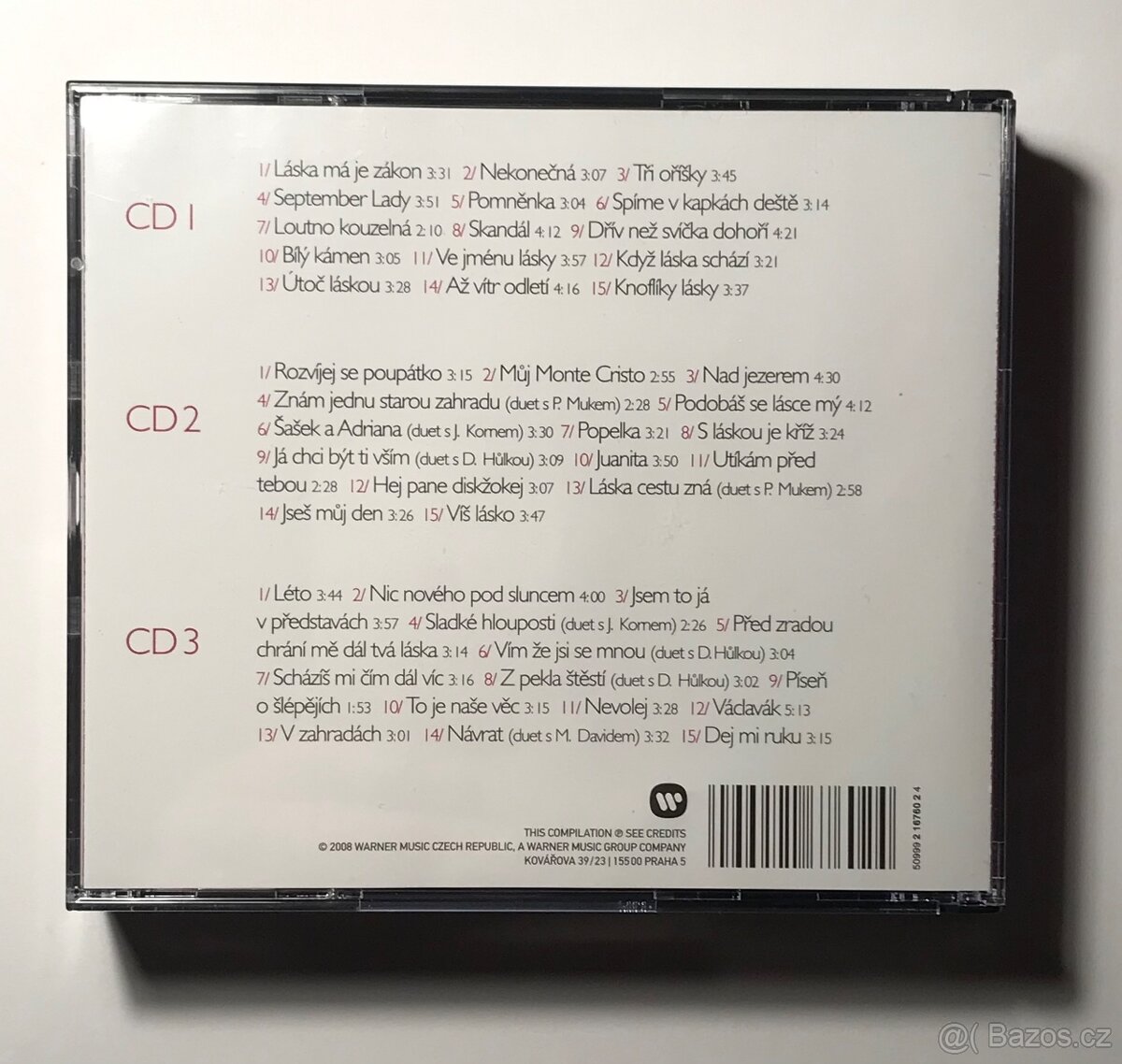 CD I. Bartošová • M. Kubišová • M. Rottrová - 3