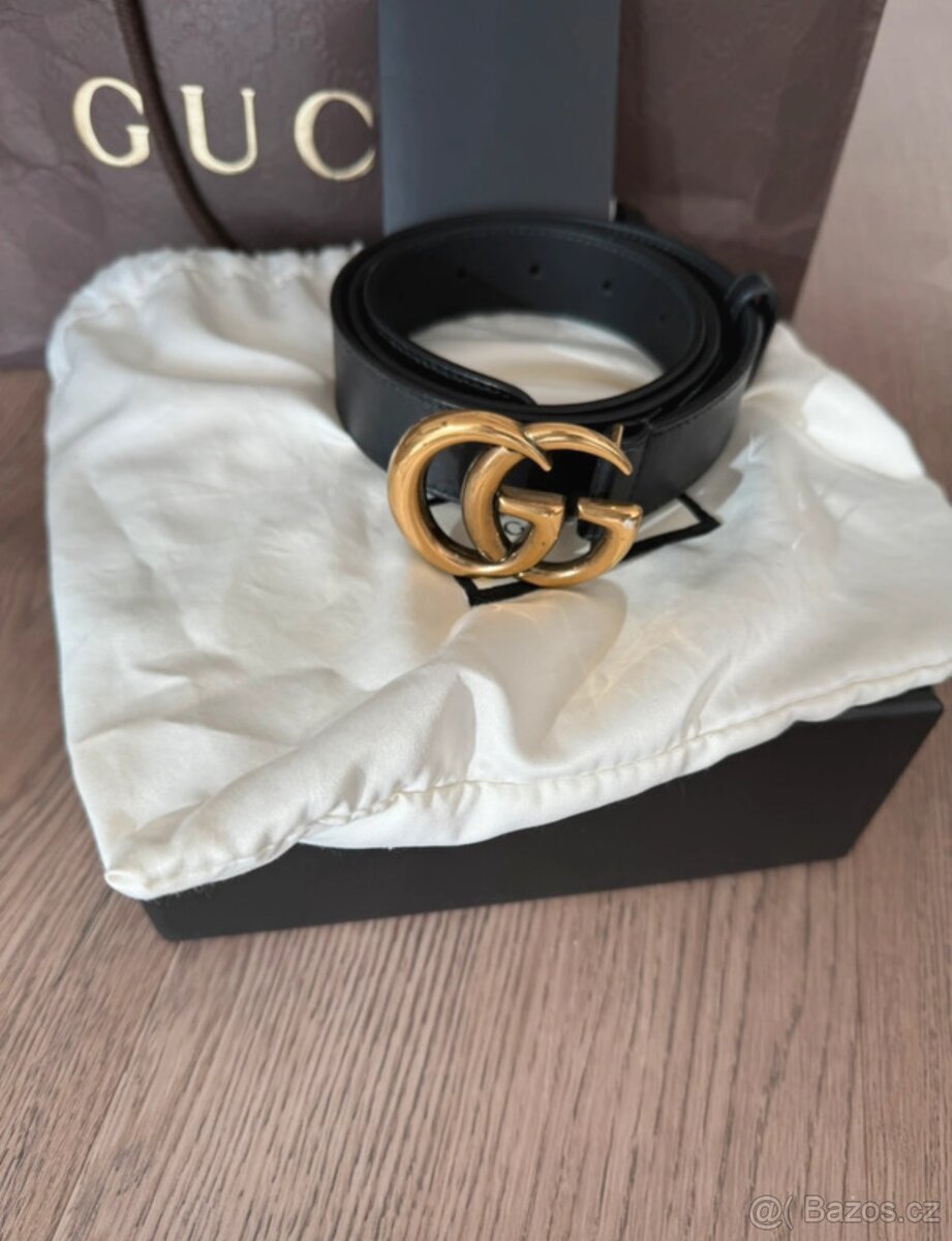 Černý pásek Gucci - 3