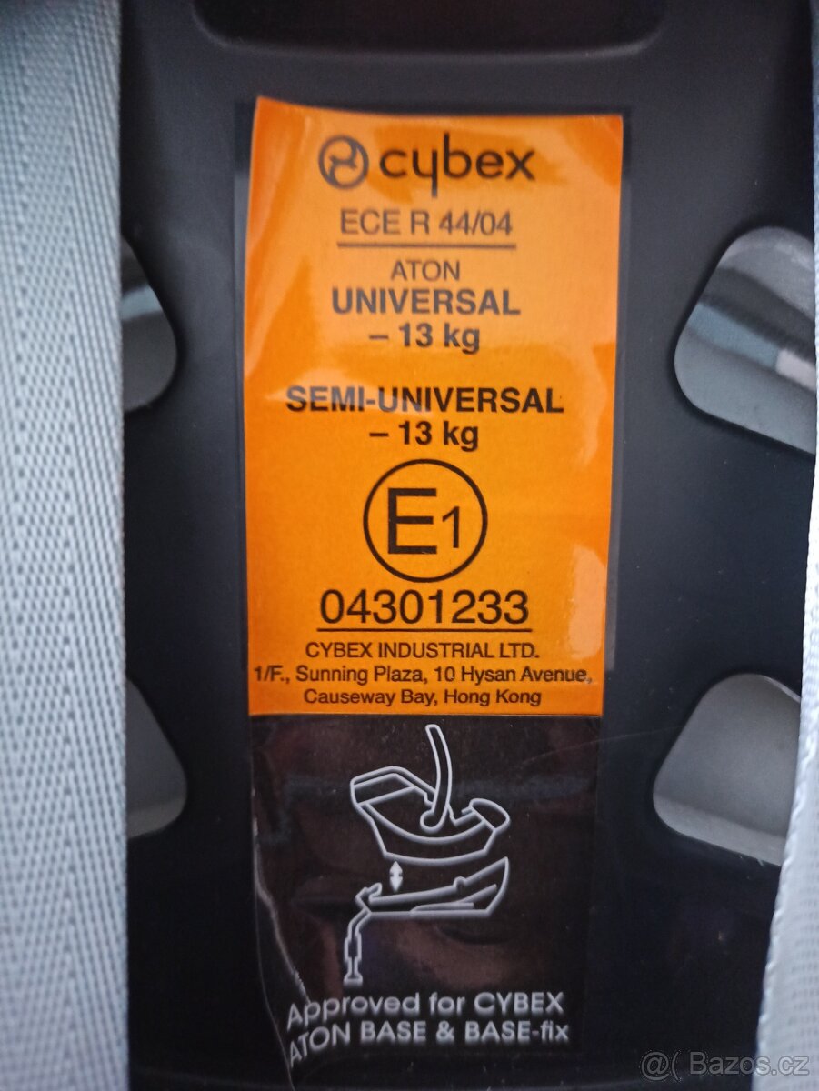 Vajíčko autosedacka cybex aton 0-13kg - 3