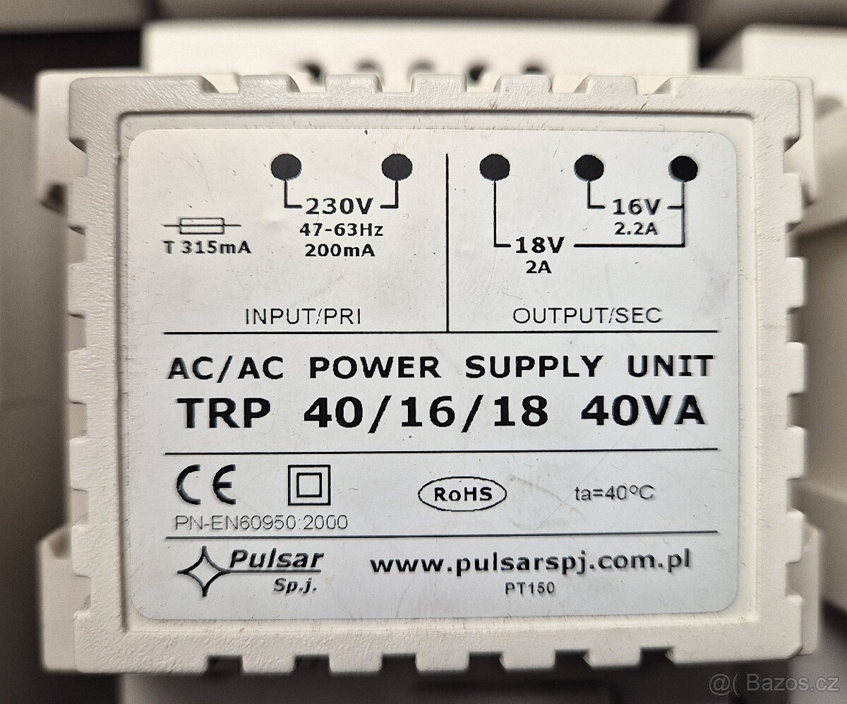 Transformátory Pulsar TRP-20, TRP-40, - 3