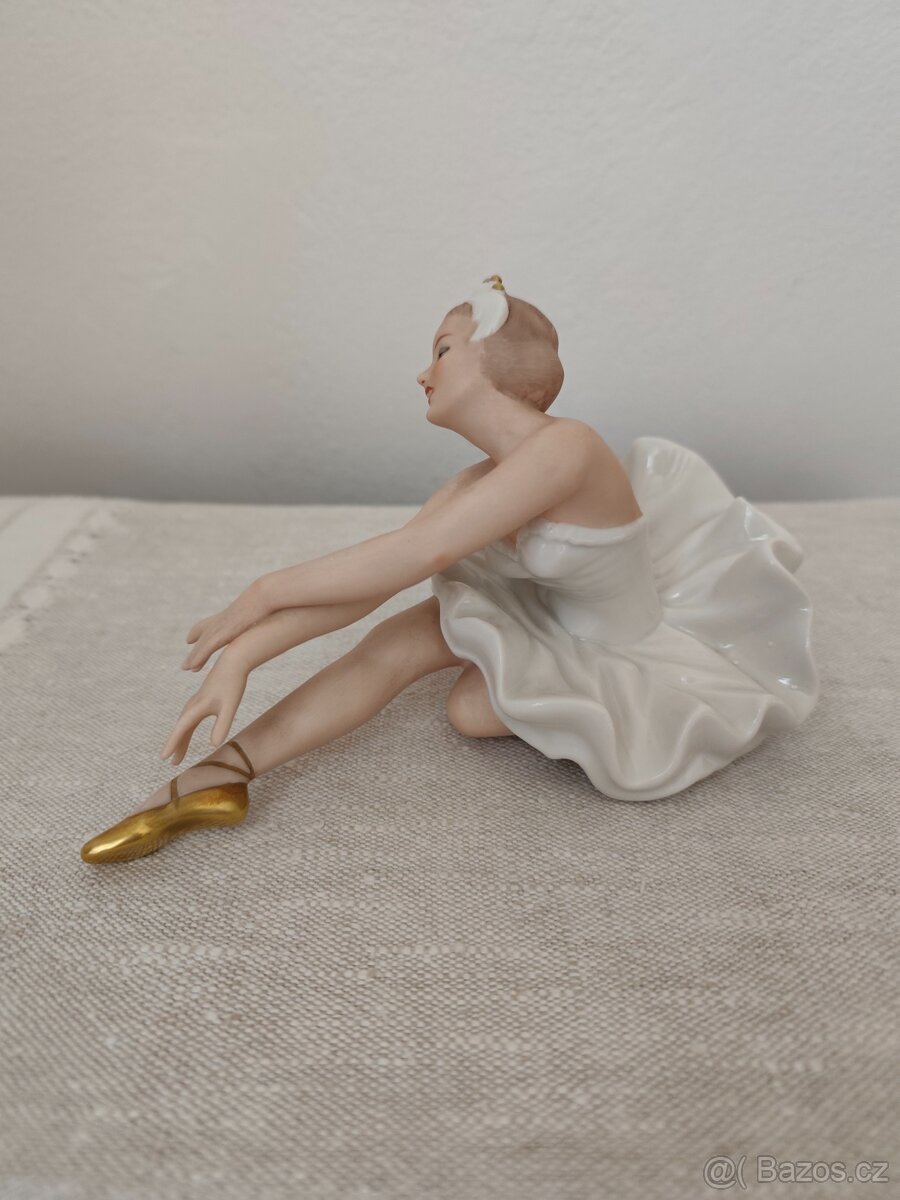 Wallendorf baletka žena porcelánová soška - 3