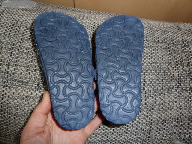 Dětské boty,pantofle Björndal kožené - 3