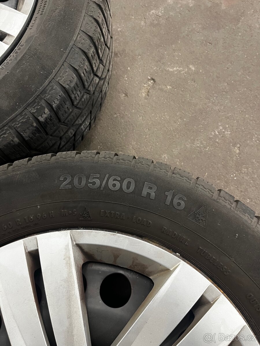 Plechové disky VW s poklicemi R16 6,5J ET48 - 3