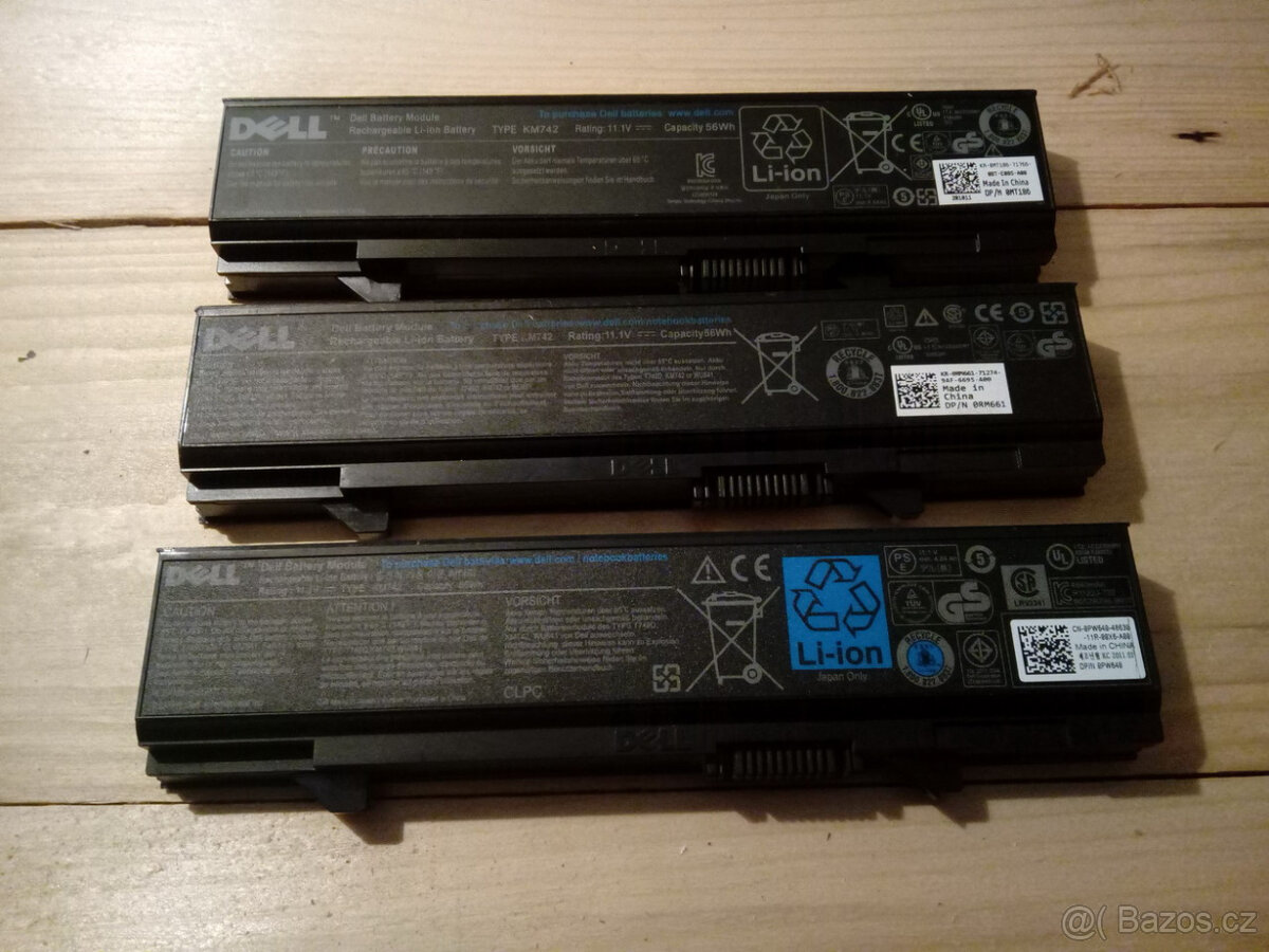 baterie KM742 pro notebooky Latitude E5400,E5500 (1.5hod) - 3