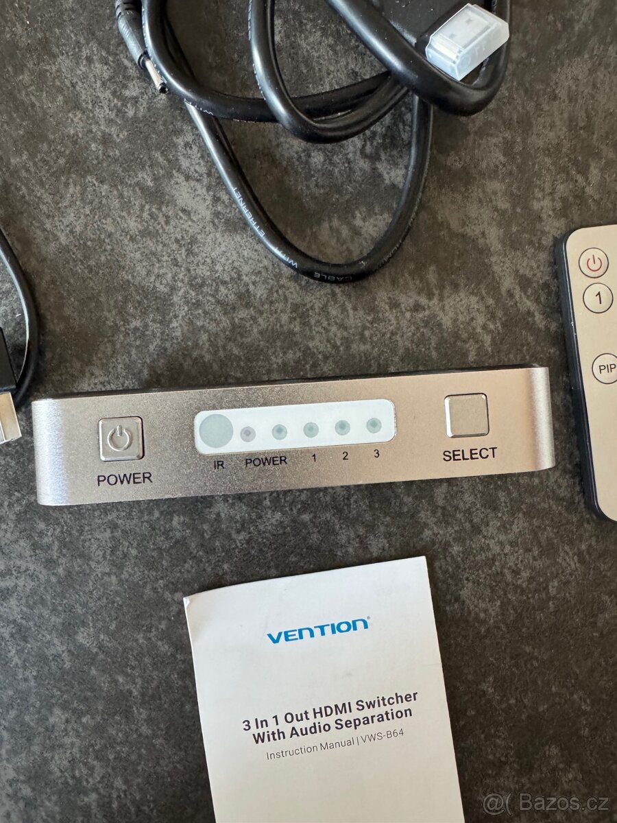 Vention HDMI switcher 3 in 1 - 3