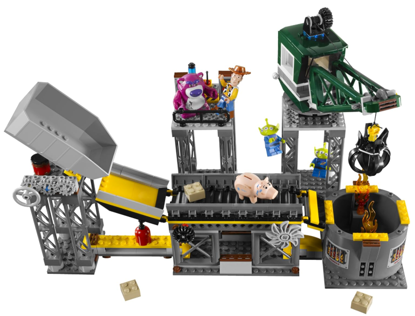 Nové LEGO 7596 Příběh hraček 3 - Únik z drtičky odpadu - 3