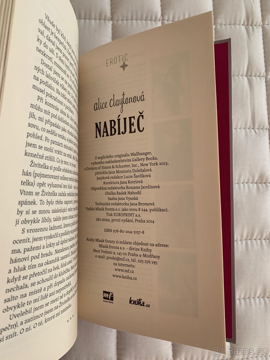 Kniha Nabíječ - Alice Claytonová - 3