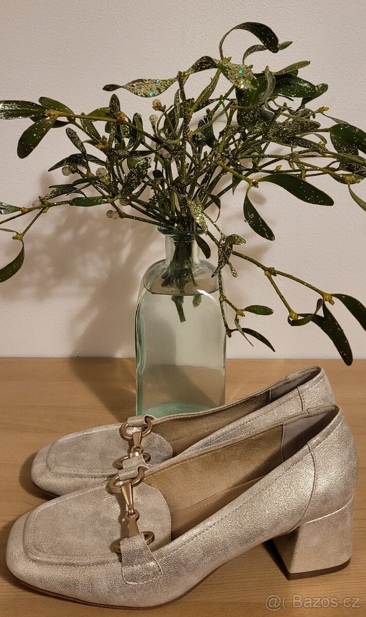 Nové kožené polobotky - 3