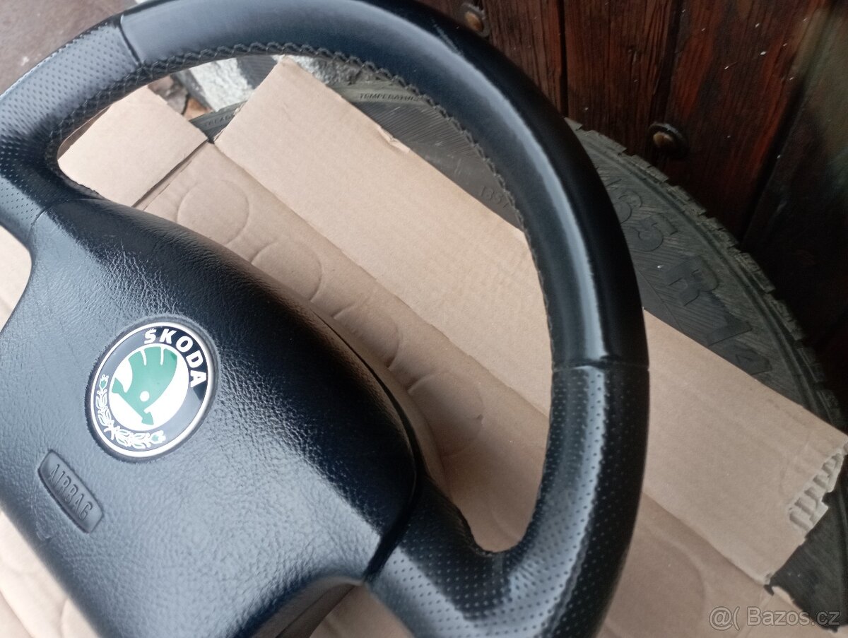 Škoda Octavia 1 kožený volant - 3