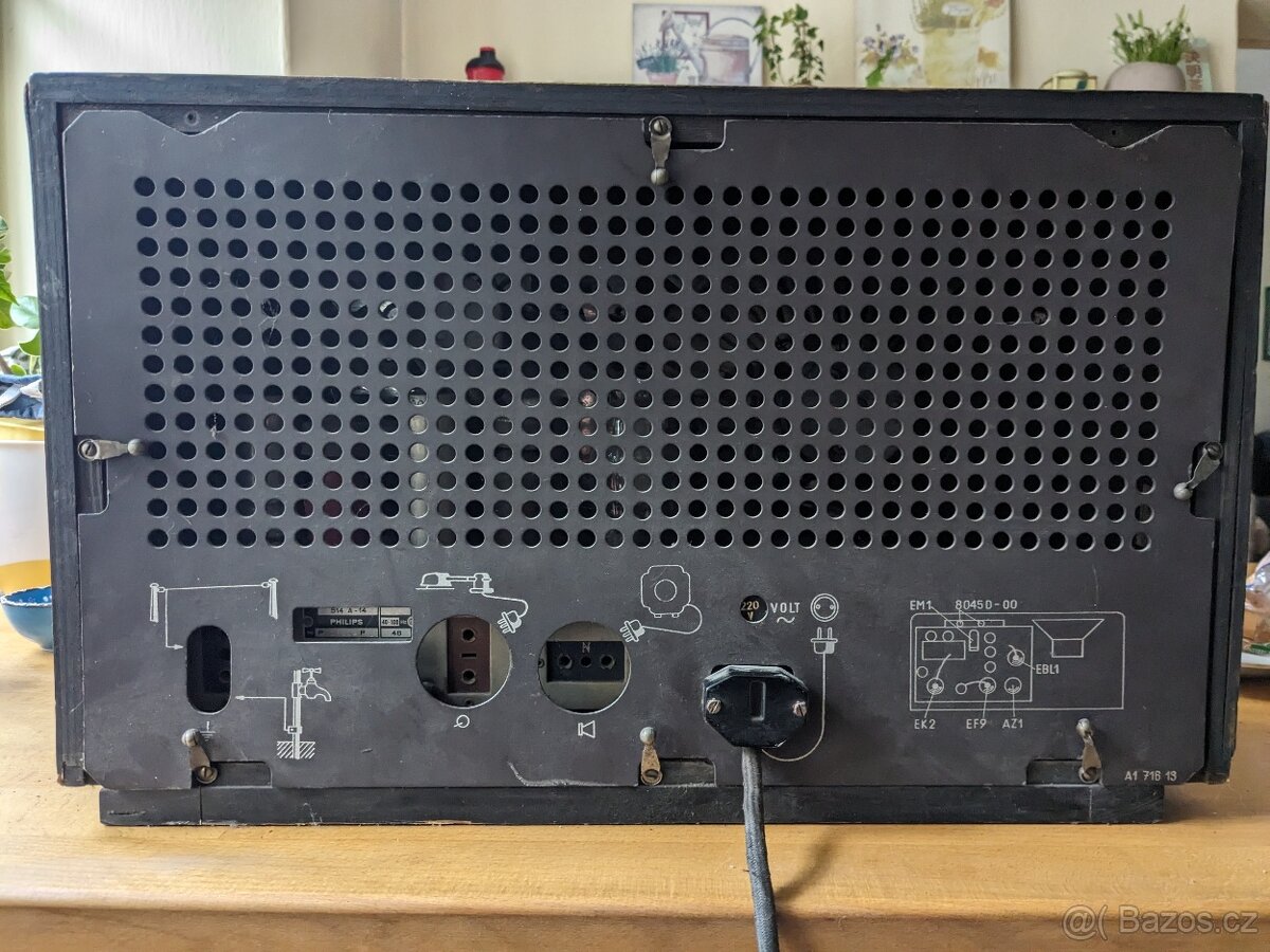 Lampové rádio Philips 514A - 3