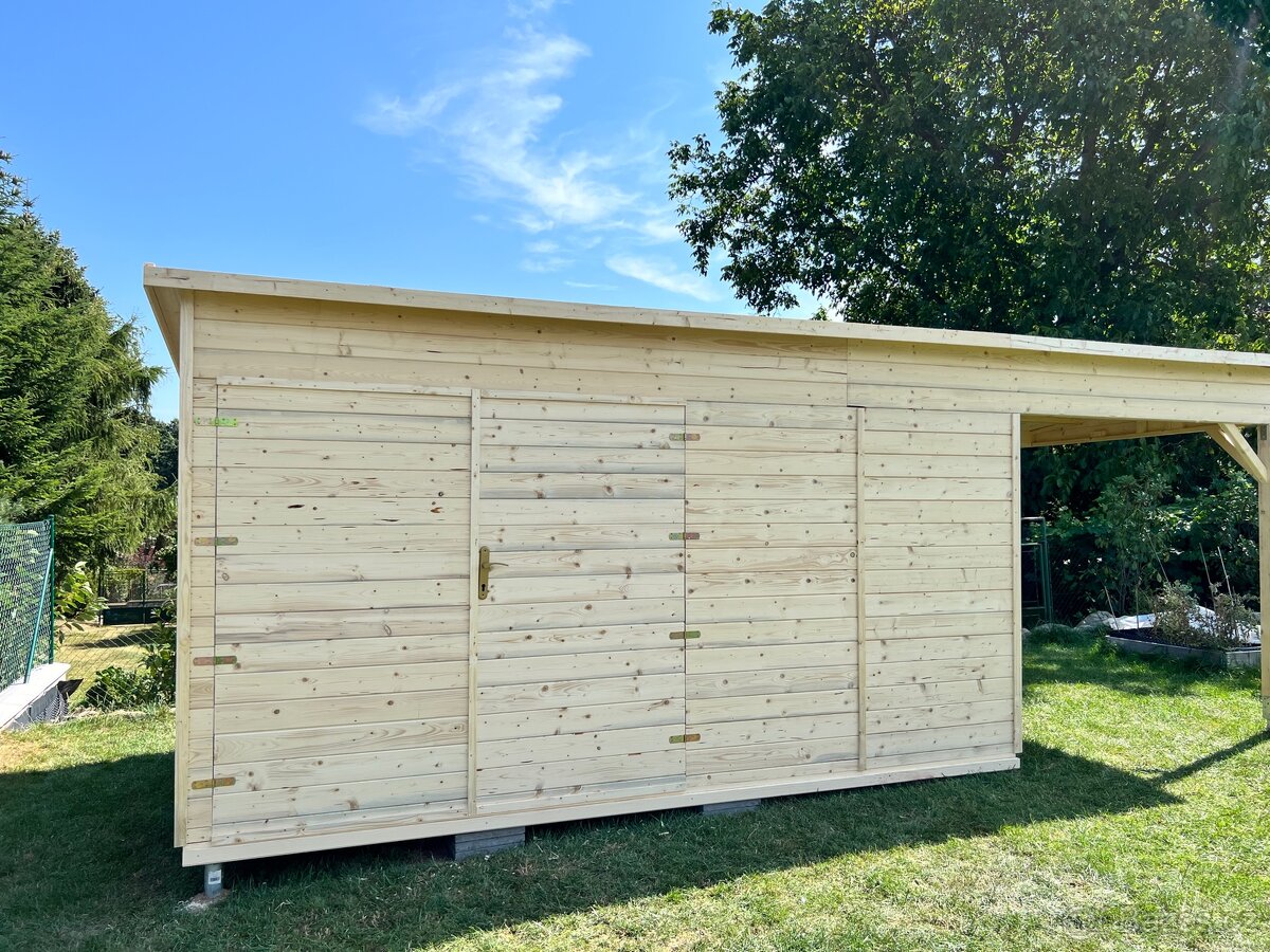 Dřevěný domek s terasou 21 m2 - 3