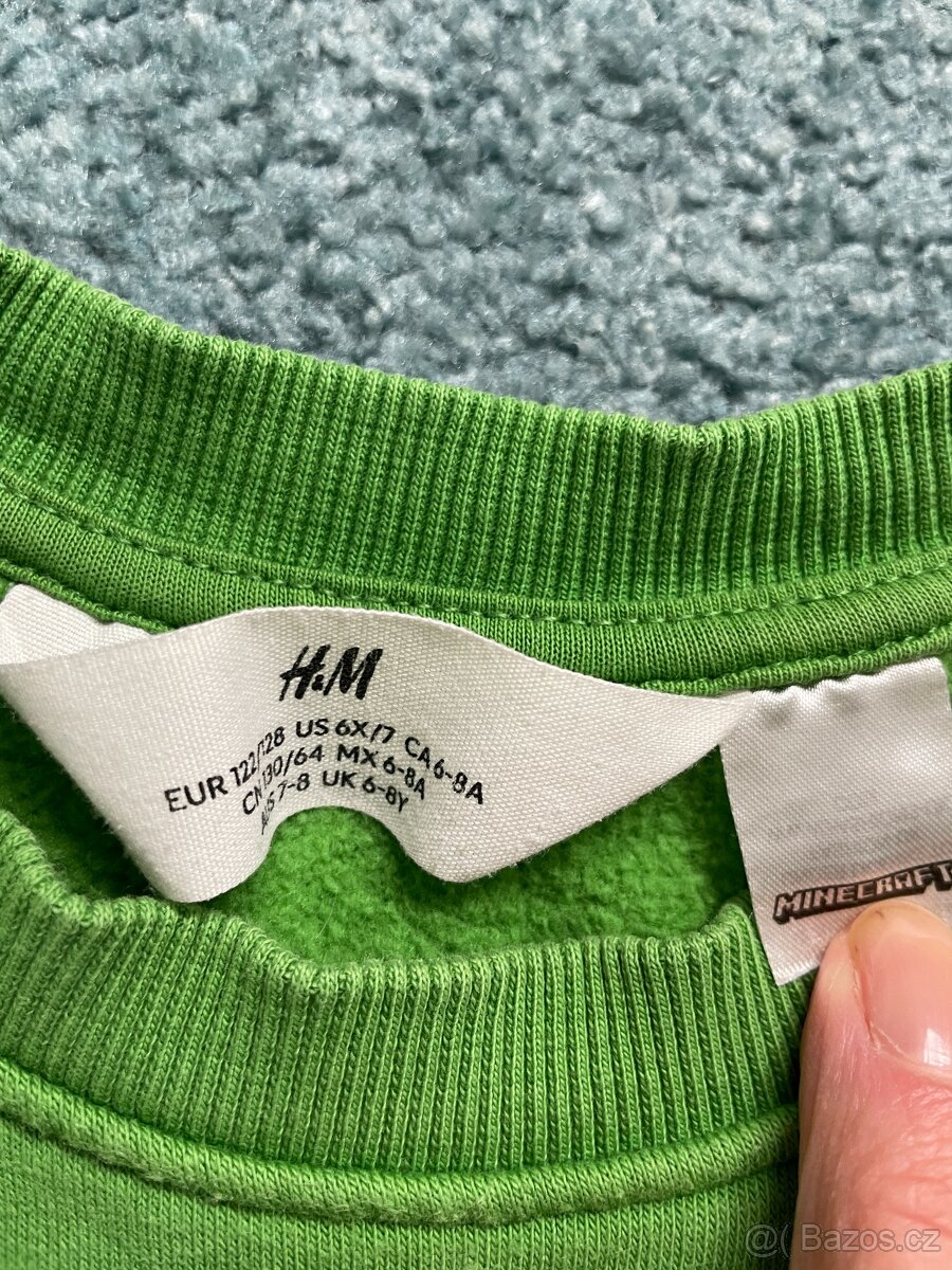 Mikina Minecraft H&M 6-8 let - 3