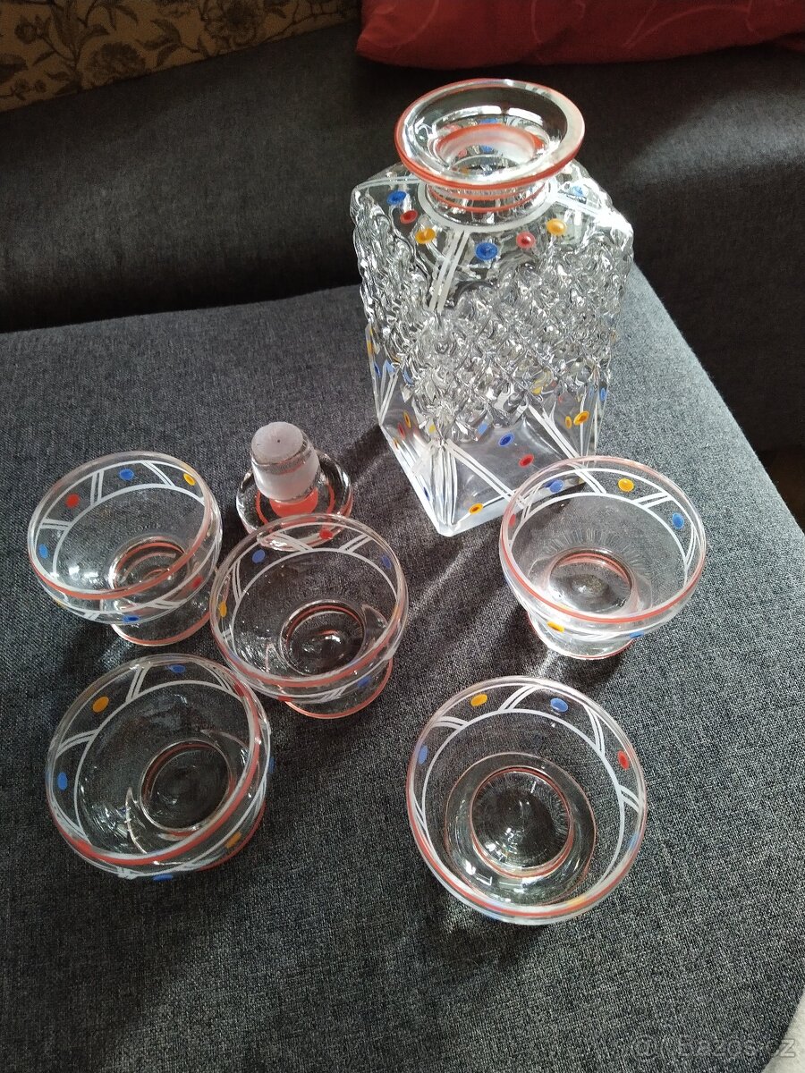 Malované staré sklo - 3