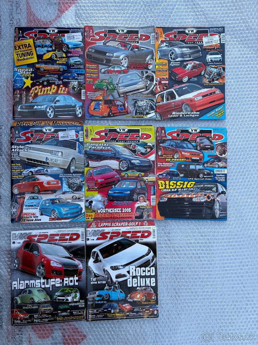 Prodám časopisy VW SPEED - 3