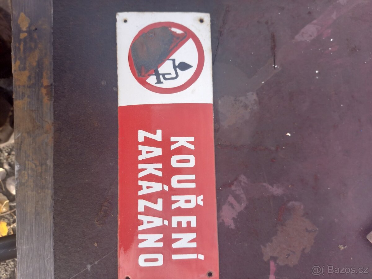 Smaltované cedule - 3