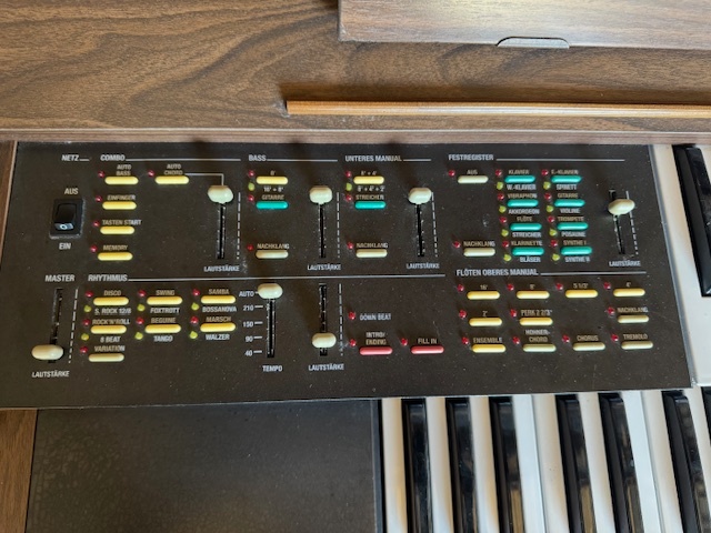 Varhany Hohner E1 macro sampling - 3