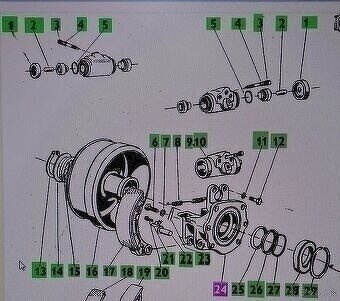 drzak čeľusti na Zetor - - 3