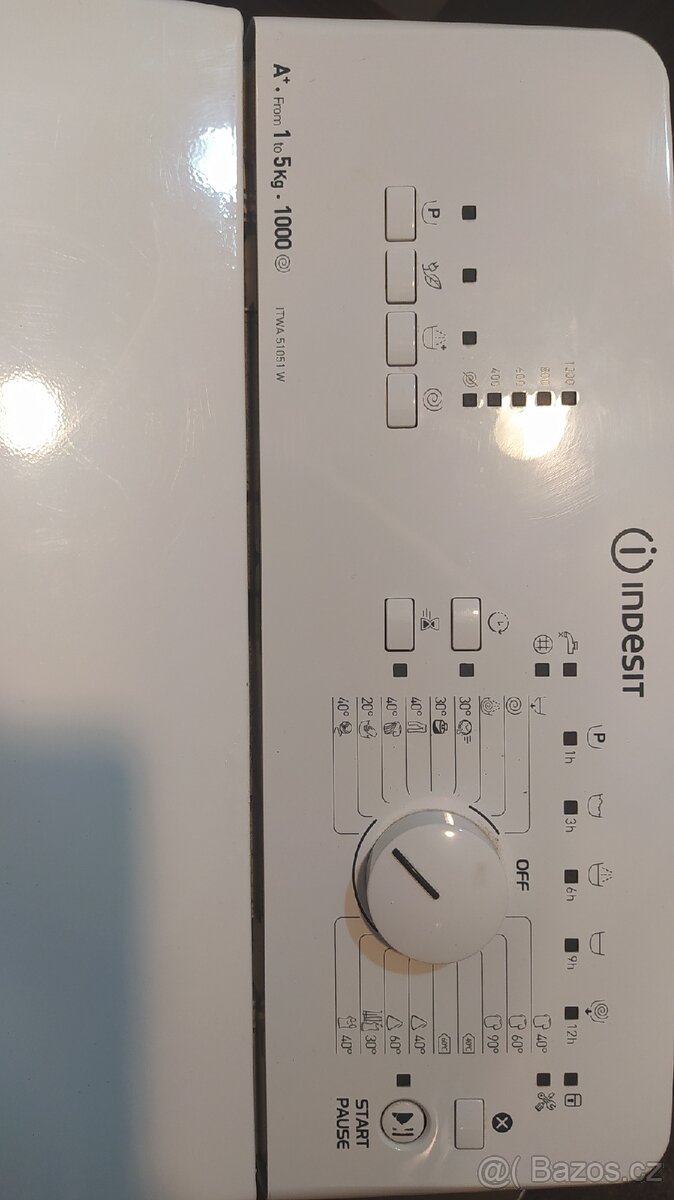 Prodám automatickou pračku Indesit - 3