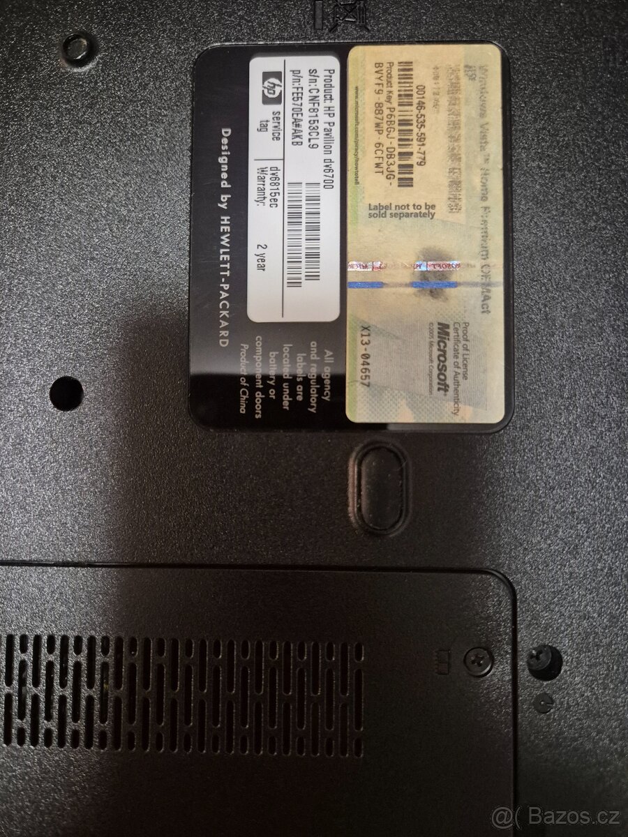 Notebooh hp pavilion DV6700 - 3