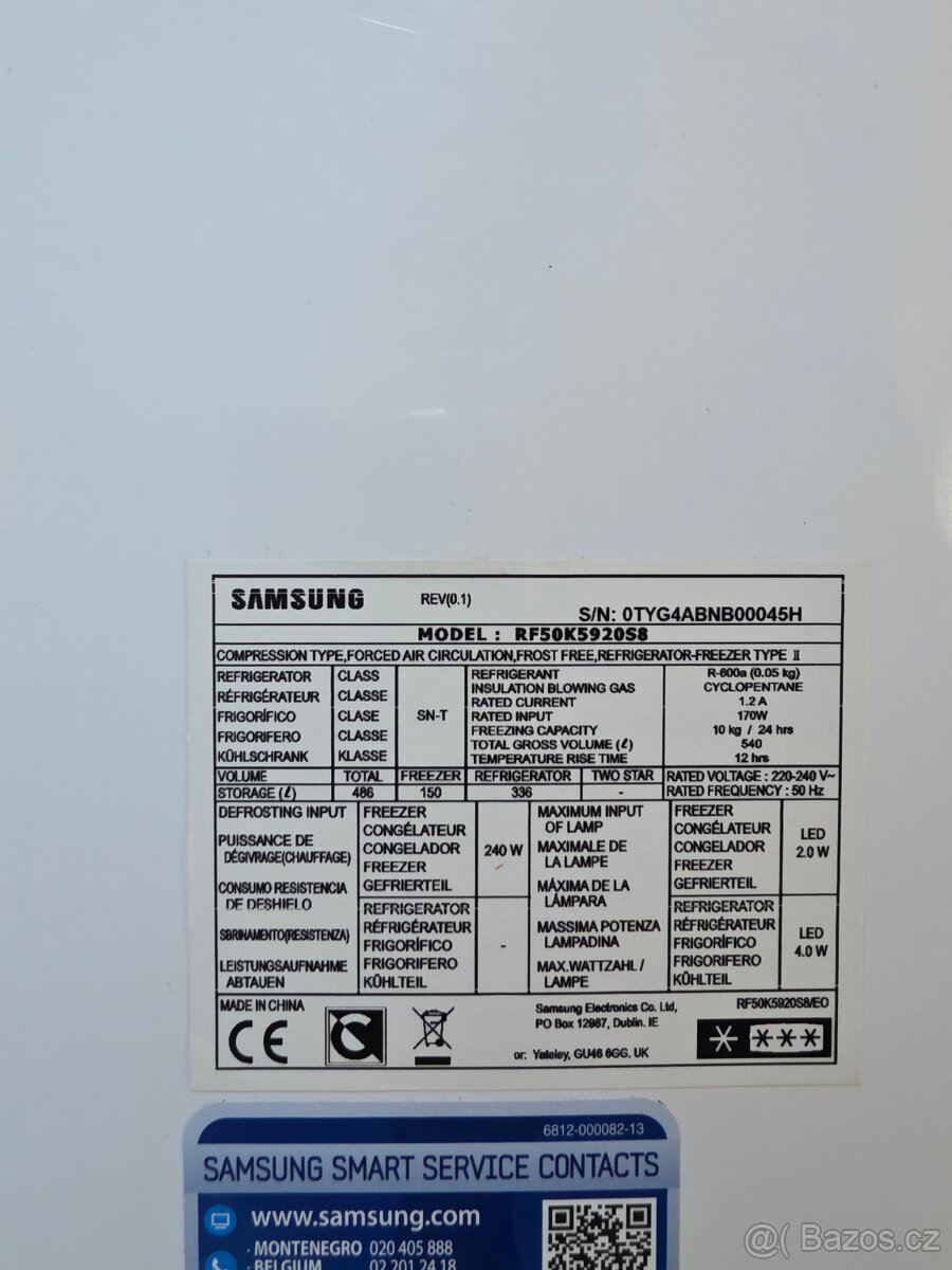 Americká lednička Samsung čtyřdveřová - 3