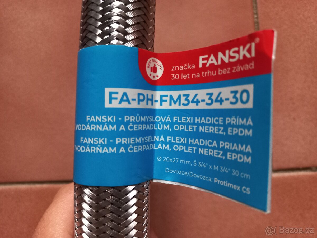 Flexibilní hadice F3/4"xM3/4" 30 cm - 3