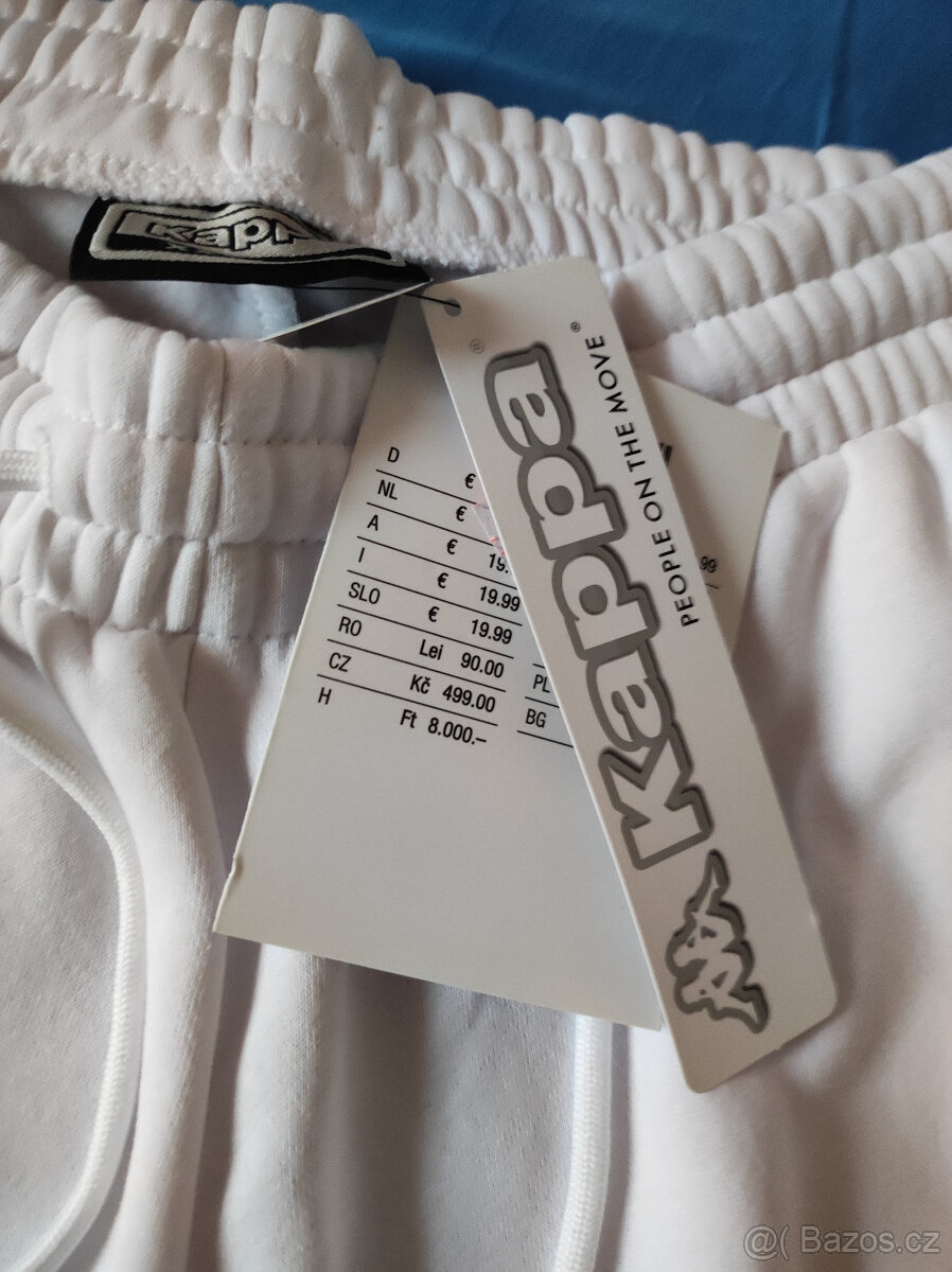 Nové značkové tepláky Kappa xxl bílé - 3