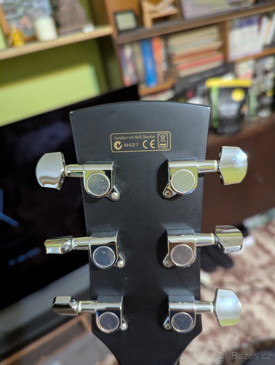 Ibanez Artwood AW70ECE-BK elektroakustická kytara – Solid To - 3