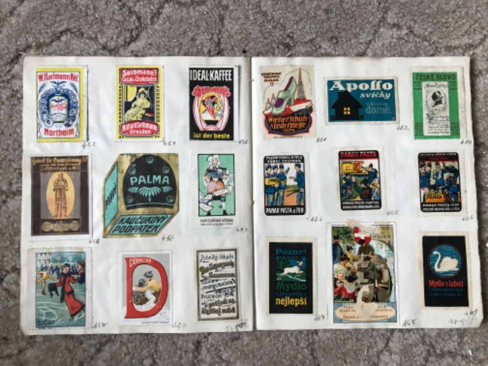 Staré nálepky ze sirek a jiných - 3