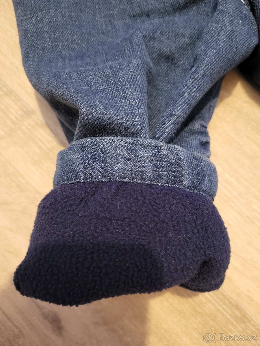 Dívčí zateplené džíny Minnie 6 měsíců - 3