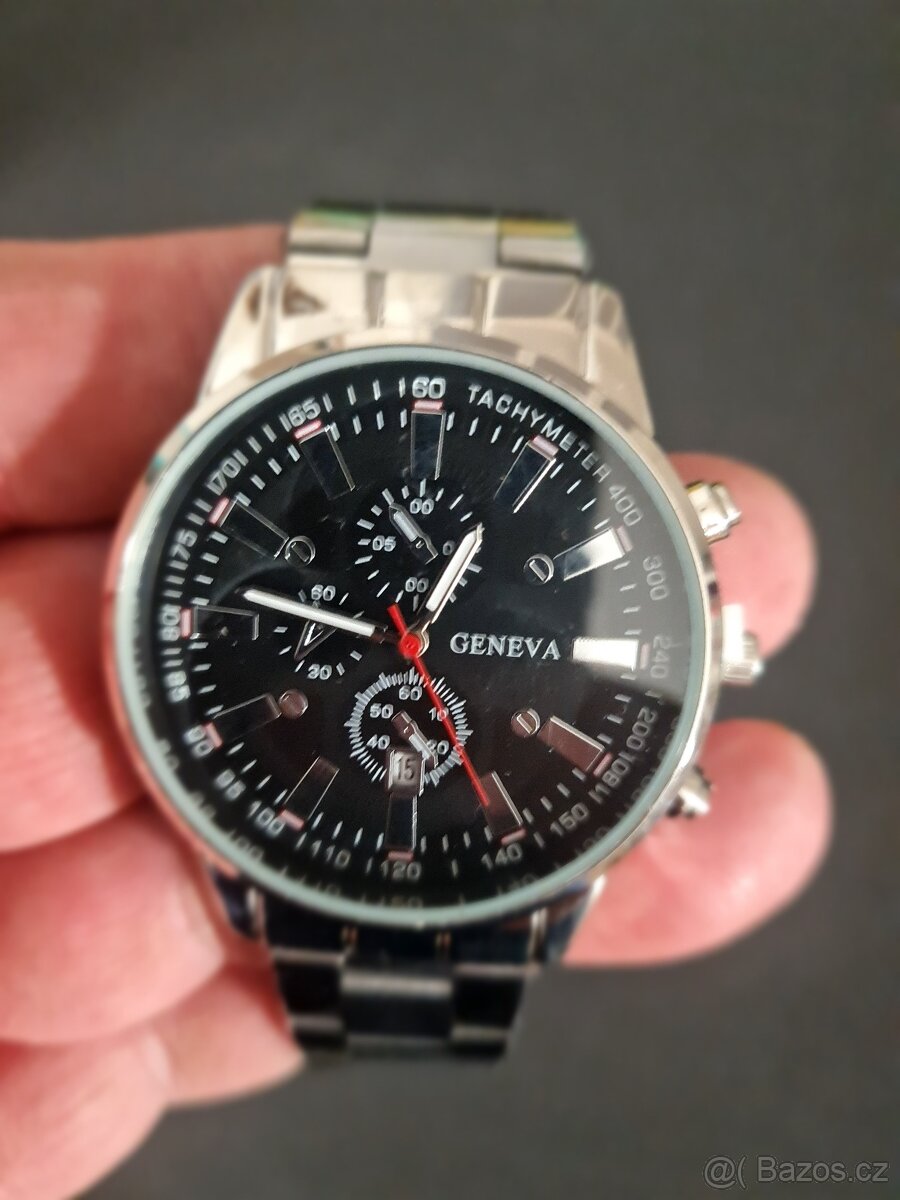 Nové hodinky + dárek kožený náramek č. 120 - 3