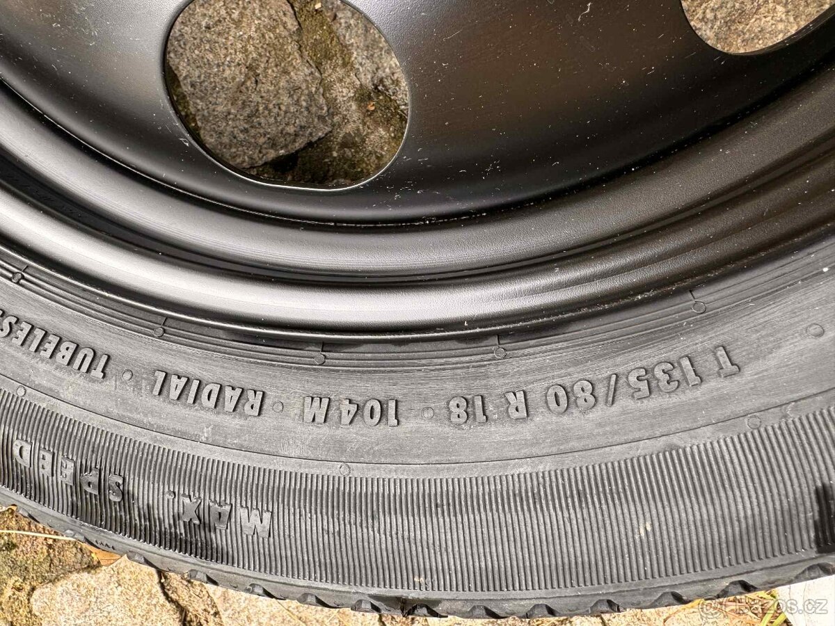 Originální dojezdové kolo Peugeot / Citroën / Opel (5x108) - 3