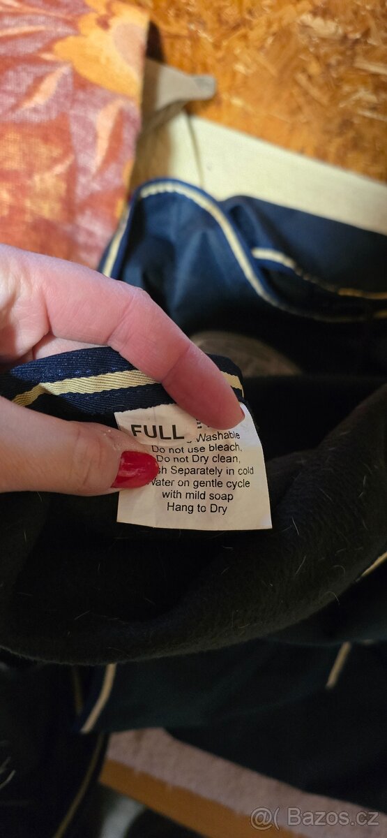 Tmavě modrá bederní deka FULL - 3