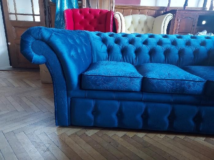 Nová rozkládací sedačka Chesterfield Windchester - 3